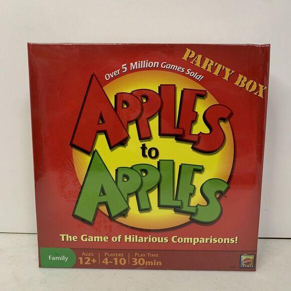 Apples‎ To Apples Party Box The Game Of Hilarious Comparisons 2007 Sealed - Picture 1 of 4